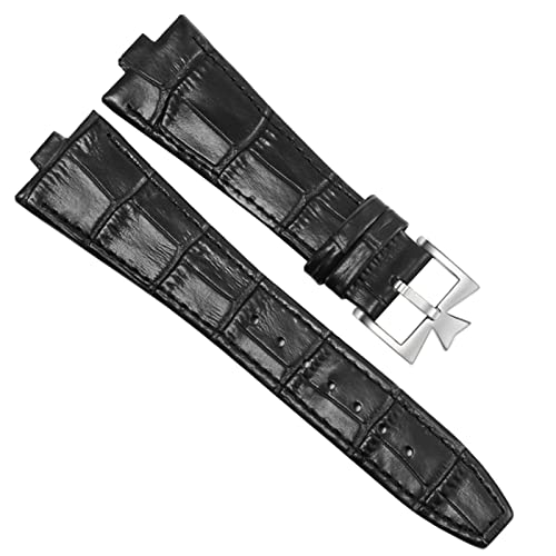 ORKDFJ Genuine Leather Watchband For Vacheron Constantin OVERSEAS Series 4500V 5500V P47040 Stainless Steel Buckle 25 * 8 mm Men Watch Strap
