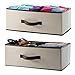 Lovotex 3 Shelf Hanging Closet Organizer with Drawers 3 Shelves Organizers and Storage Drawer for Clothes, Sweater, Towels and 9 Shoe Slots 40