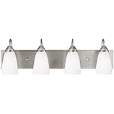 Generation Lighting 4420204-962 Seville Four Light Wall/Bath, Brushed Nickel Finish