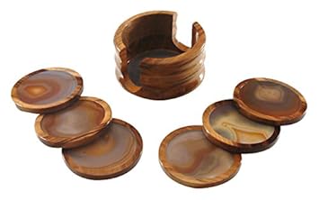 Amazon Com Novica Decorative Wood Burning Mist Set Of 6 Gray
