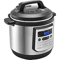 Insignia- 8-Quart Multi-Function Pressure Cooker - Stainless Steel