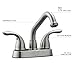 Ashland 2-Handle Utility Faucet in Satin Nickel
