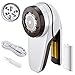 TC JOY Electric Lint Remover Rechargeable Battery Operated Fabric Shaver with Power Cord for Battery Charging, Portable Clothes Shaver with Six-Tooth Blade for Efficient Lint Removing, White