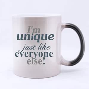 11 onzas con texto de frases de taza, I 'm diseño DE como u otra cosa y