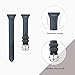 bayite Bands Compatible Fitbit Versa 2 / Fitbit Versa Lite/Fitbit Versa, Slim Genuine Leather Band Replacement Accessories Strap Versa Women Men (5.3