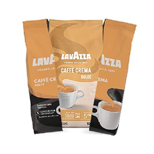 Lavazza, Caffè Crema Dolce, Arabica und Robusta Kaffeebohnen, Ideal für Espressomaschinen, mit Aromanoten von… – Bild 3