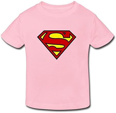 Custom Short Sleeve Artist Superman Kids Toddler T Shirt Size 4 Toddler Pink
