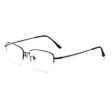 CAOXN Reading Glasses Metal Frame Anti Blue Light