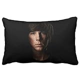 Caitin The Walking Dead Carl Grimes Chandler Riggs Rectangle Pillow Cases Pillowcases Cover Size:20