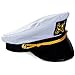 Funny Party Hats Yacht Captain Hat – Sailor Cap, Skipper Hat, Navy Marine Hat - Costume Accessories (Captain Hat)