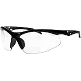 Bifocal Safety Glasses - Safety Glasses With Readers for Healthcare, Woodworkers, Motorcyclists, Workshop - Ansi Z87+ - Polycarbonate Lenses - (Clear, 1.50)
