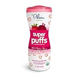 Plum Organics Baby Super Puffs Reds, Strawberry & Beet, 1.5 Ounce Containers (Pack of 8)