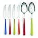 Fiesta, Silver Merengue 50 Piece Flatware Set with Steak Knives