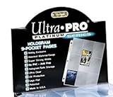25 Ultra Pro Platinum Storage Pages: Baseball and other Sports Trading Cards Collecting Pages (PLATINUM SERIES 9-Pocket Pages)