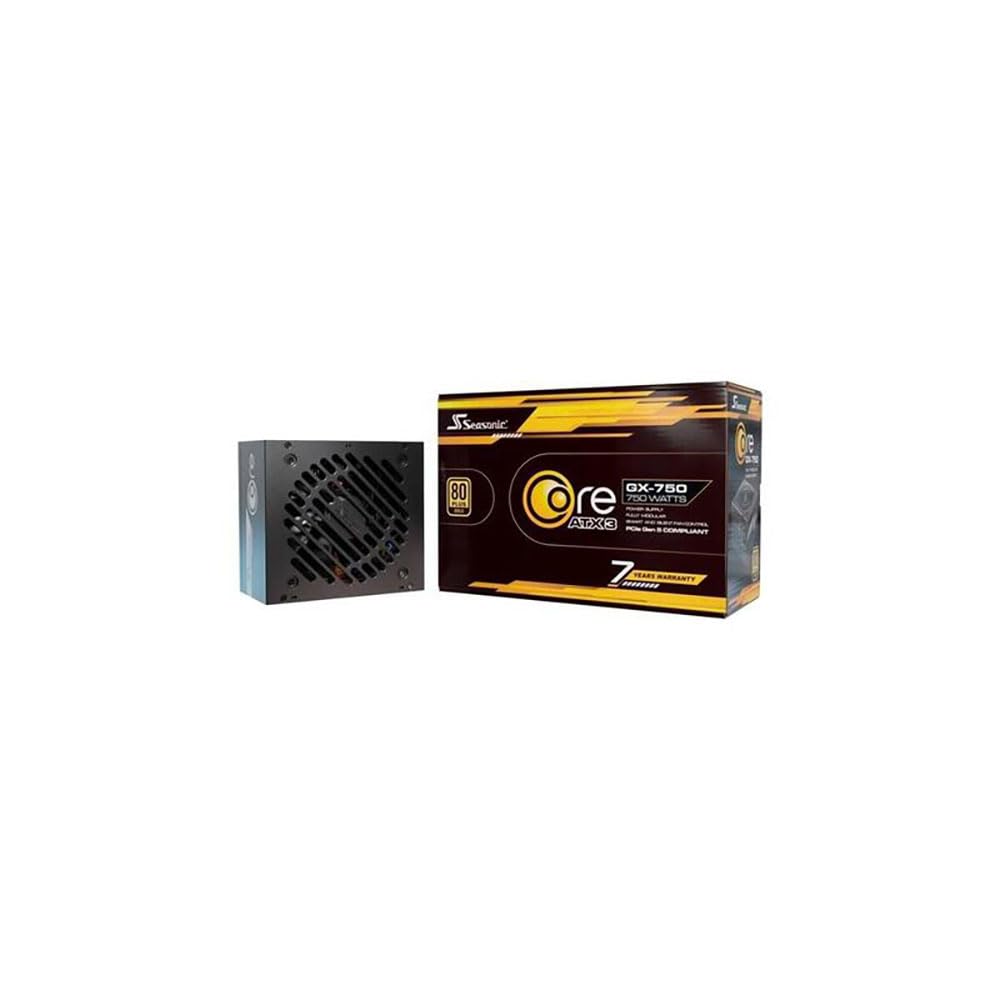 Photo 1 of Seasonic CORE V2 GX-750 (ATX3) - 750W - 80+ Gold - ATX 3.0 & PCIe 5.1 Ready - Full-Modular - ATX Form Factor - Premium Capacitor - 7 Year Warranty - Nvidia RTX 30/40 Super & AMD GPU Compatible