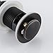 KES Bathroom Sink Drain Vessel Lavatory Vanity Pop Up Sink Drain Stopper with Overflow in Oil Rubbed Bronze Finish, S2007A-ORB