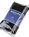HASLRA Crew Toe Socks 3 Pairs (Black-L)
