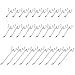 Metal Heavy Duty Pegboard Pegs 2/4/6 inch Pegboard Hooks Assortment Peg Board Tool Hooks Set of 30 Only for Metal Pegboard.