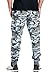 PROGO USA Men's Joggers Sweatpants Basic Fleece Marled Jogger Pant Elastic Waist (Medium, Slade Camouflage)