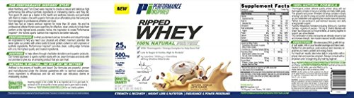 Performance Inspired Nutrition Ripped Whey Protein, Vanilla Latte, 2.09 Pound
