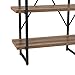 IRONCK Bookshelf, Double Wide 5-Tier Open Bookcase Vintage Industrial Large Shelves, Wood and Metal Etagere Bookshelves, for Home Decor Display, Office Furniture