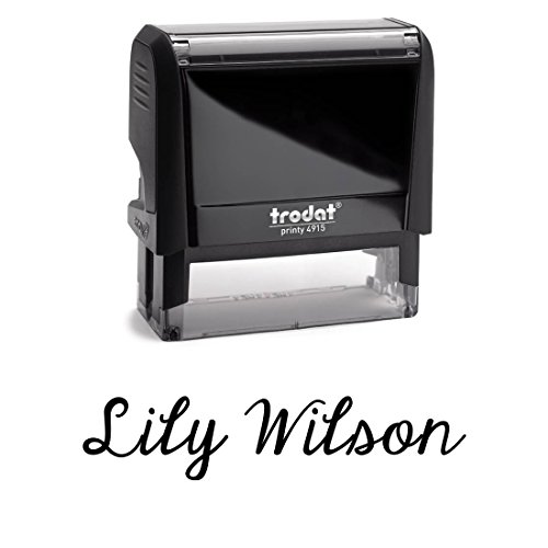Signature Stamp Customizable Custom Personalized Name Self Inking Stamp