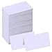 Supla 100 Pcs Table Name Place Cards Blank Place Cards White Table Tent Cards Table Name Tags Table Card Seating Cards -3.5