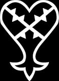 Kingdom Hearts Heartless WHITE Vinyl Car/Laptop/Window/Wall Decal