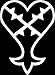 Kingdom Hearts Heartless WHITE Vinyl Car/Laptop/Window/Wall Decal