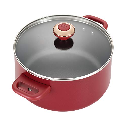 Paula Deen Signature Dishwasher Safe Nonstick Cookware Pots and Pans Set, 17 Piece, Red Pricepulse