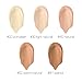 Full Coverage Cream Compact Foundation, Waterproof Long Wearing Matte Face Cream Foundation for Face Makeup, Oil- Control,Smooth and No Caking, Natural