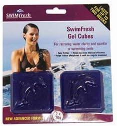 Swimfresh 2 x 70g Swimming Pool Gel Cubes Flocculent