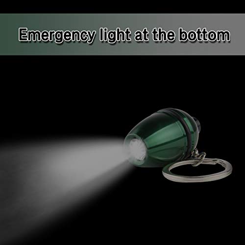 Creative Big Green Egg Keychain Fashion Mini 3D Big Green Egg Shaped Key Rings Pendants Keyring Key Fob with Emergency Lighting Function,Designed for Big Green Egg Lovers