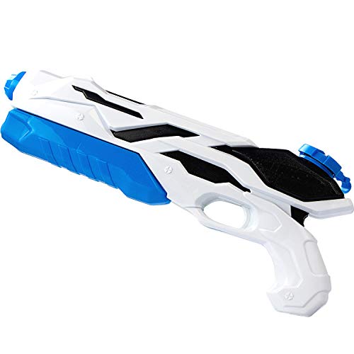 SAOCOOL Super Water Guns for Kids, Water Blaster High Capacity 1200CC Squirt Gun 32ft Water Soaker Blaster Squirt Toy Swimming Pool Beach Sand Water Fighting Toy (Black)