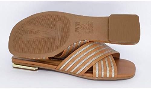 sandalia rasteira vizzano rose