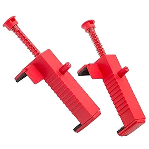 Brick Liner Runner Brick Leveling Measuring Wire Drawer Tool Fixer for Building Construction Fixture Sold In Pairs (Red)