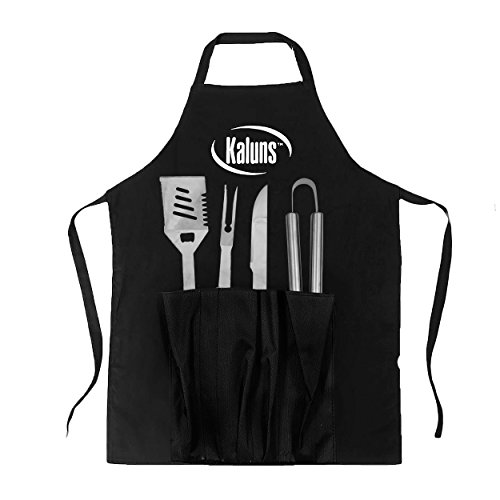 kaluns-BBQ-Grill-set-21-Piece-Utensil-Set-Heavy-Duty-Stainless-Steel-Tools-luxurious-and-essential-tools-for-barbequing-Professional-Grilling-Accessories-for-the-Expert-Complete-Outdoor-Kit