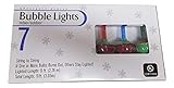 Indoor/Outdoor Bubble Light Set In Traditional Red/Green Combo
