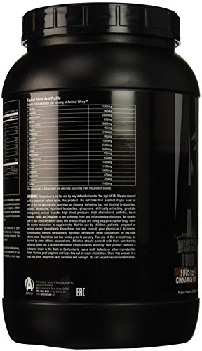 Universal Nutrition Animal Whey Isolate Loaded Whey Protein Powder Supplement, Frosted Cinnamon Bun, 2 Pound - Thumbnail 5