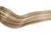 Vario Clip in Hair Extensions Human Hair Double Weft Brazilian Hair 22 Inch Mixed Bleach Blonde 7pcs 70g Set Silky Straight 100% Real Remy Human Hair Extensions Balayage Hair