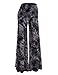 Made By Johnny MBJ WB1060 Womens Chic Tie Dye Palazzo Pants XL Black