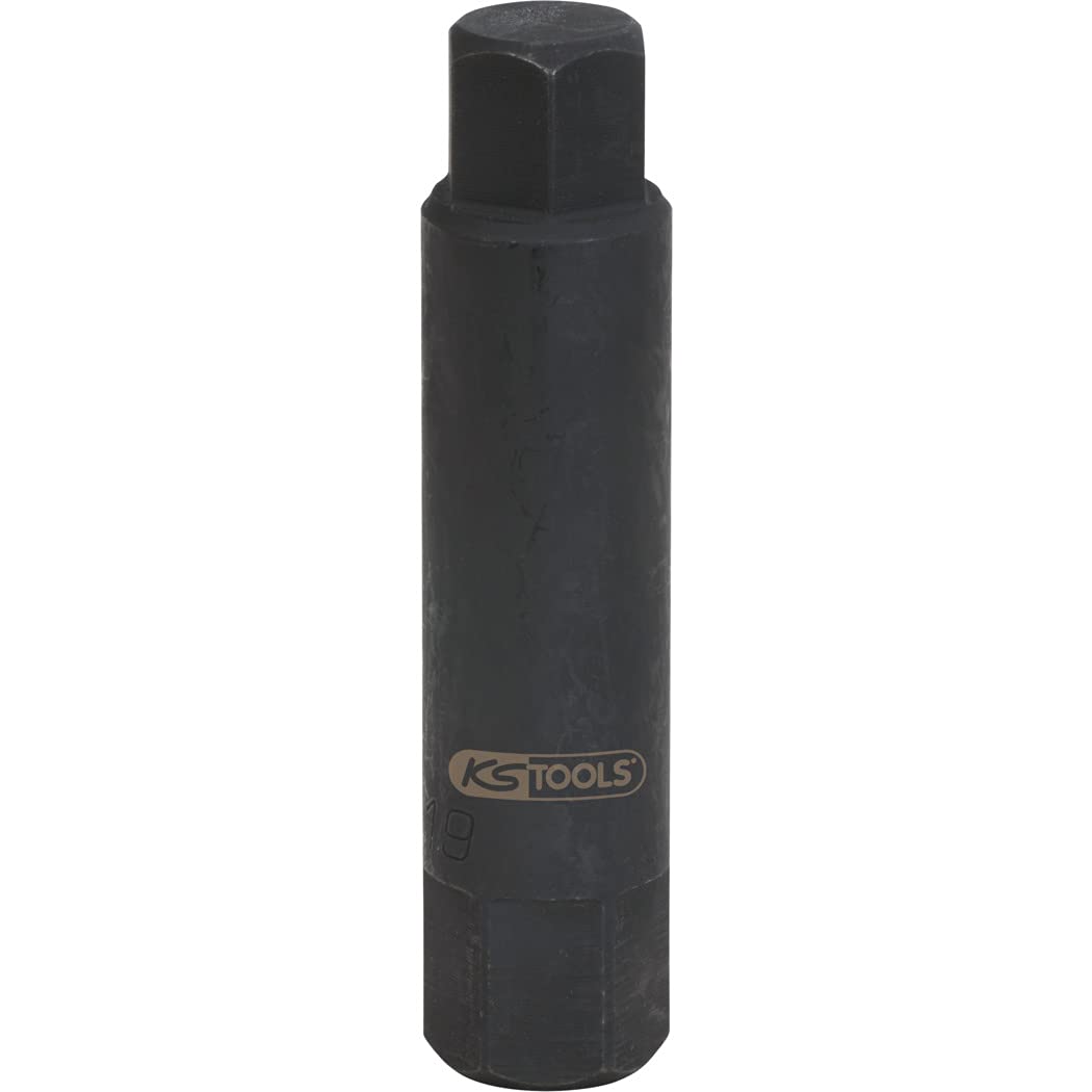 KS Tools 450.0422 Impact bit socket hex adaptor, 107mm, 17mm