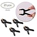 Adjustable Nylon Spring Clamps 20-pieces 2 Inch Muslin Clamps for Photo Studio Backdrops Woodworking DIY Projects
