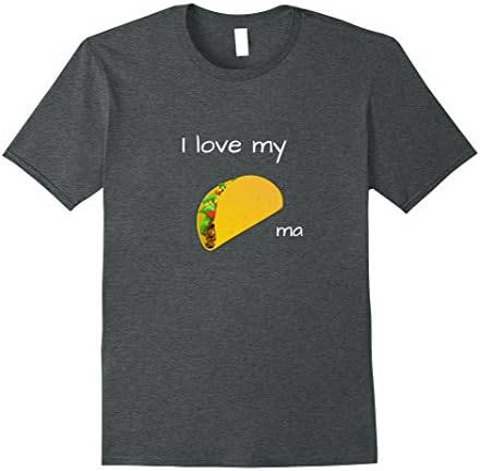 Mens Funny Taco and Trucks T shirt Tacoma XL Dark Heather