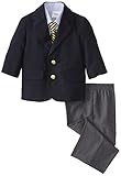 Nautica Baby Boys' Poplin Duo Set, Navy, 12 Months