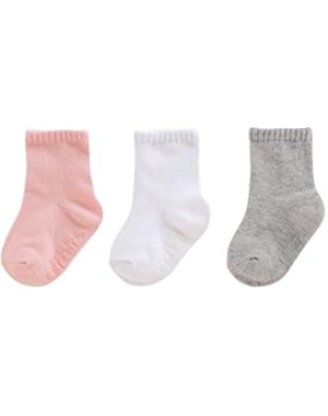 Baby-Girls Newborn Mix Patterns Socks (Pack of 3)