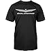 Honda Mens Goldwing Corporate Short-Sleeve T-Shirt/Tee, Black, Large