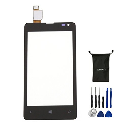 sunways Touch Flex Cable Screen Glass Lens Repaire Parts for Nokia Microsoft Lumia 435 with Device Opening Tools