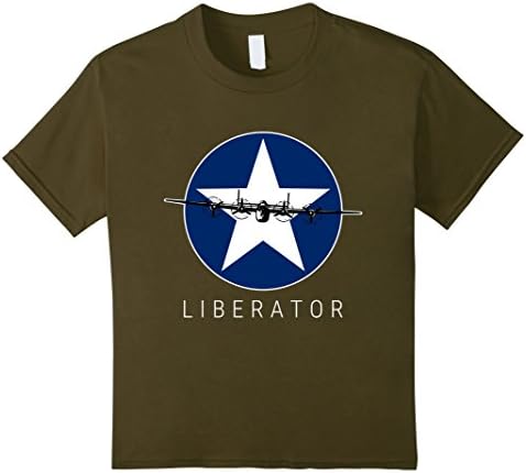 Kids B-24 LIBERATOR T-SHIRT 8 Olive