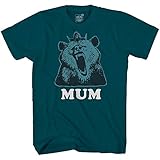 Disney Brave Merida Mum Mom Comfy Princess Disneyland World Tee Funny Graphic Unisex T-Shirt(Teal,Large)